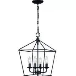 * Indoor Lighting|Cheap Patriot Lighting® Hugh Black 4-Light Pendant