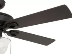 * Ceiling Fans|Cheap Patriot Lighting™ Hyattsville 52″ Bronze Indoor/Outdoor Led Ceiling Fan