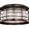 * Outdoor Lighting|Cheap Patriot Lighting® Hyannis Burnished Bronze 2-Light Outdoor Flush Mount Light