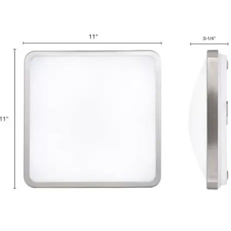 * Indoor Lighting|Cheap Patriot Lighting® Kriti Satin Nickel Integrated Led Flush Mount Ceiling Light