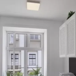 * Indoor Lighting|Cheap Patriot Lighting® Kriti Satin Nickel Integrated Led Flush Mount Ceiling Light