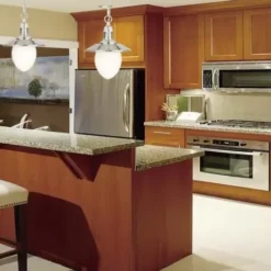 * Indoor Lighting|Cheap Patriot Lighting® Marina Bay Polished Nickel 1-Light Pendant