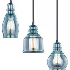 * Indoor Lighting|Cheap Patriot Lighting® Millie Satin Nickel 3 Light Mini Pendants