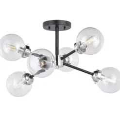 * Indoor Lighting|Cheap Patriot Lighting® Orbit Oil Rubbed Bronze 6 Light Semi-Flush Mount Ceiling Light