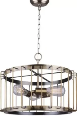 * Indoor Lighting|Cheap Patriot Lighting® Paz Gold 3-Light Pendant