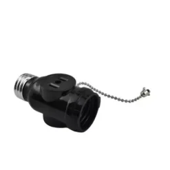 * Lighting Hardware & Accessories|Cheap Patriot Lighting® Socket To 2 Outlet Adapter With Pull Chain