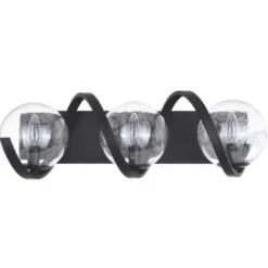 * Indoor Lighting|Cheap Patriot Lighting® Twyla Matte Black 3-Light Vanity Light