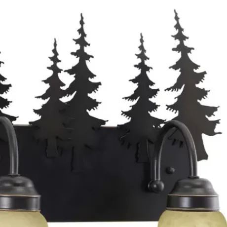 * Indoor Lighting|Cheap Patriot Lighting® Yosemite Burnished Bronze 2 Light Vanity Light