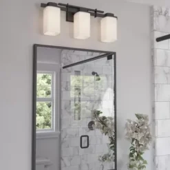 * Indoor Lighting|Cheapest Patriot Lighting® Michael Matte Black 3-Light Vanity Light