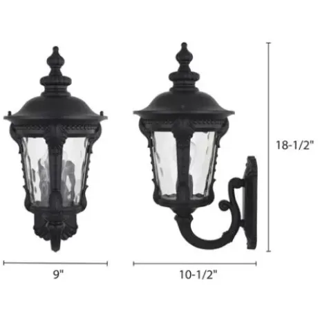 * Outdoor Lighting|Cheapest Patriot Lighting® Tomek Black Outdoor Wall Light