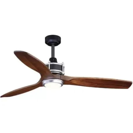 * Ceiling Fans|Cheapest Patriot Lighting® Matrix 52″ Matte Black & Brushed Silver Indoor/Outdoor Led Ceiling Fan
