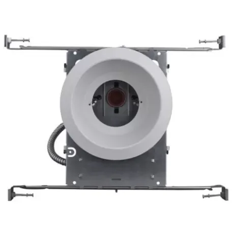 * Indoor Lighting|Cheapest Patriot Lighting® 6″ New Construction Airtight Recessed Light Housing With Baffle Trim – 4 Pack