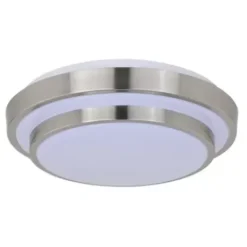 * Indoor Lighting|Cheapest Patriot Lighting® Helos Satin Nickel Led Flush Mount Ceiling Light