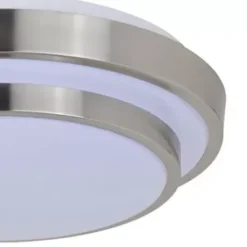 * Indoor Lighting|Cheapest Patriot Lighting® Helos Satin Nickel Led Flush Mount Ceiling Light