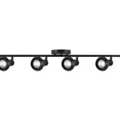 * Indoor Lighting|Cheapest Patriot Lighting® Blair Matte Black 4-Light Fixed Track Light