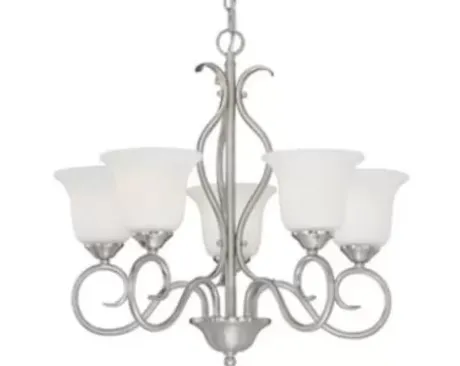 * Indoor Lighting|Cheapest Patriot Lighting® Samantha 5-Light Satin Nickel Chandelier