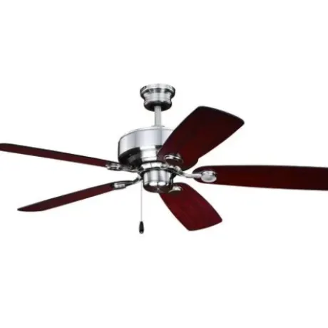 * Ceiling Fans|Cheapest Patriot Lighting™ Tempo Ii 52″ Satin Nickel Indoor Led Ceiling Fan