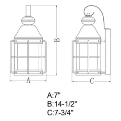 * Outdoor Lighting|Cheapest Patriot Lighting® Revered Oil-Rubbed Bronze Outdoor Wall Light