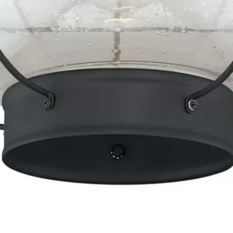* Outdoor Lighting|Cheapest Patriot Lighting® Chatham Textured Black Outdoor Flush Mount Light