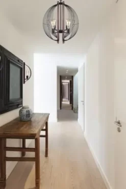* Indoor Lighting|Cheapest Patriot Lighting® Gage Black With Wood Accents 4-Light Chandelier
