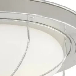 * Indoor Lighting|Cheapest Patriot Lighting® Marina Bay Polished Nickel 1-Light Flush Mount Ceiling Light