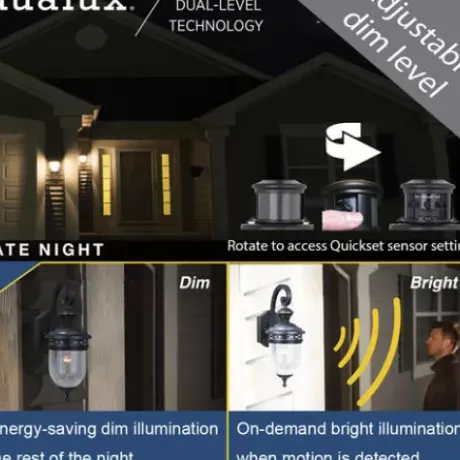 * Outdoor Lighting|Cheapest Patriot Lighting® Elegant Home Dualux Oaklynn Forged Sienna Motion Sensor Outdoor Security Wall Light