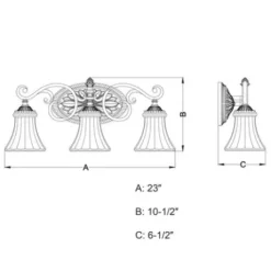 * Indoor Lighting|Cheapest Patriot Lighting® Avenant Bronze 3 Light Vanity Light