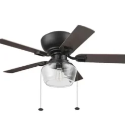 * Ceiling Fans|Cheapest Patriot Lighting™ Anahy 44″ Matte Black Indoor Led Ceiling Fan