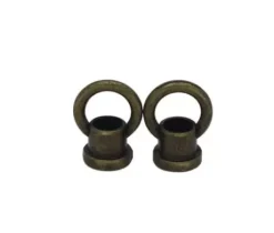 * Lighting Hardware & Accessories|Coupon Patriot Lighting 1″ Diameter Antique Brass Finish Female Loops (2-Pack)