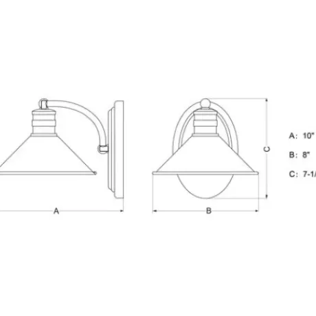 * Indoor Lighting|Coupon Patriot Lighting® Akron Matte White 1 Light Vanity Light