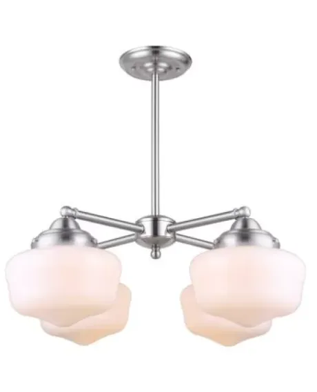 * Indoor Lighting|Coupon Patriot Lighting® Castlefield Brushed Nickel 4 Light Chandelier