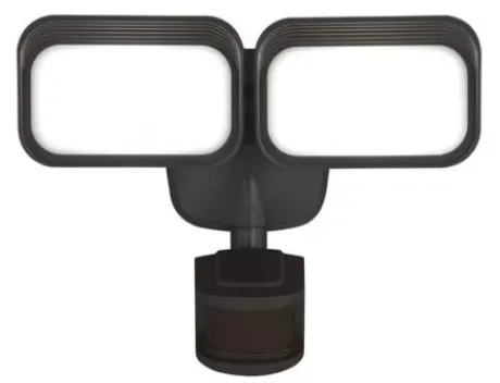 * Outdoor Lighting|Coupon Patriot Lighting® Dualux Bronze Led Dual Head Motion Sensor Outdoor Security Flood Light
