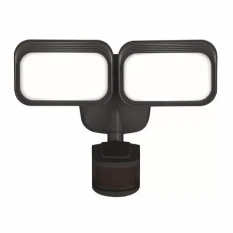 * Outdoor Lighting|Coupon Patriot Lighting® Dualux Bronze Led Dual Head Motion Sensor Outdoor Security Flood Light