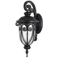 * Outdoor Lighting|Coupon Patriot Lighting Elegant Home Patriot Lighting® Elegant Home Cheleste Textured Mahogany Outdoor Wall Light