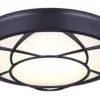 * Indoor Lighting|Coupon Patriot Lighting® Evie Matte Black Integrated Led Flush Mount Ceiling Light