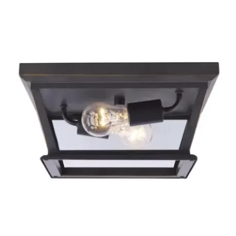 * Outdoor Lighting|Coupon Patriot Lighting® Holliday Oil-Rubbed Bronze 2-Light Outdoor Flush Mount Ceiling Light