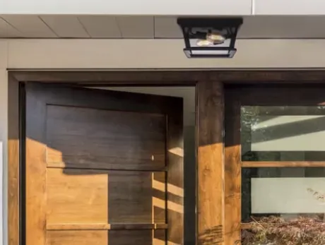 * Outdoor Lighting|Coupon Patriot Lighting® Holliday Oil-Rubbed Bronze 2-Light Outdoor Flush Mount Ceiling Light