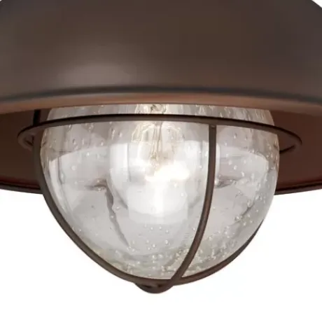 * Outdoor Lighting|Coupon Patriot Lighting® Harwich Burnished Bronze Outdoor Flush Mount Light