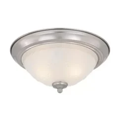 * Indoor Lighting|Coupon Patriot Lighting® Jenson Satin Nickel 2-Light Flush Mount Ceiling Light – 2 Pack