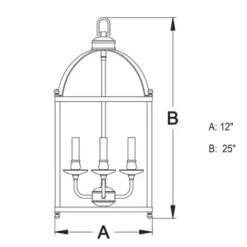 * Indoor Lighting|Coupon Patriot Lighting® Juliet Architectural Bronze 6 Light Pendant