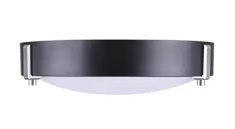 * Indoor Lighting|Coupon Patriot Lighting® Maeve Matte Black/Brushed Nickel Integrated Led Flush Mount Ceiling Light