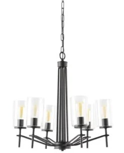 * Indoor Lighting|Coupon Patriot Lighting® Nolie 6-Light Matte Black Chandelier