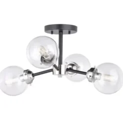 * Indoor Lighting|Coupon Patriot Lighting® Orbit Satin Nickel 4 Light Semi-Flush Mount Ceiling Light