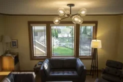 * Indoor Lighting|Coupon Patriot Lighting® Orbit Satin Nickel 4 Light Semi-Flush Mount Ceiling Light