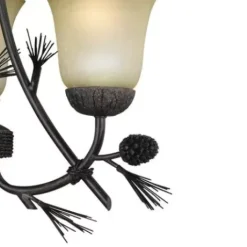 * Indoor Lighting|Coupon Patriot Lighting® Pines 3-Light Black Walnut Mini Chandelier