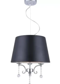 * Indoor Lighting|Coupon Patriot Lighting® Raven 15-1/2″ Chrome Transitional 3-Light Pendant