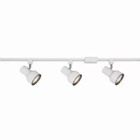 * Indoor Lighting|Coupon Patriot Lighting® Step 3-Light White Track Lighting Set