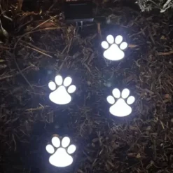 * Outdoor Lighting|Coupon Patriot Lighting® Solar Integrated Led Paw Print Landscape Light