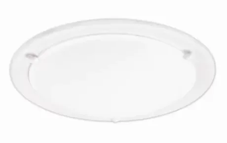 * Indoor Lighting|Deals Patriot Lighting® Allison 13-1/2″ Textured White Fluorescent Ceiling Light