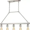 * Indoor Lighting|Deals Patriot Lighting® Beaman Brushed Nickel 5 Light Island Light